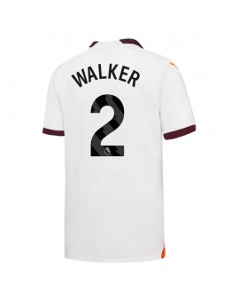 Manchester City Kyle Walker #2 Replika Borta Kläder 2023-24 Kortärmad